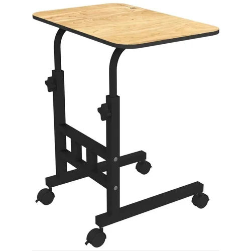 Metal Adjustable Laptop Table - Color: Brown