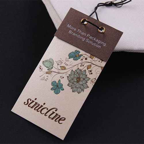 Paper Garment Tag - Shape: Square