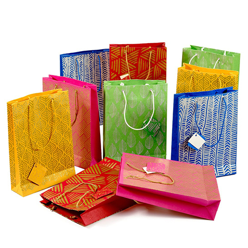 Printed Paper Bags - High-quality Paperboard, Customized Sizes And Designs | Eco-friendly, Durable With Comfortable Rope Handles
