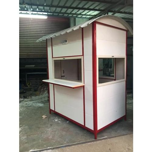 9.5 Feet Ms Security Cabin - Color: White