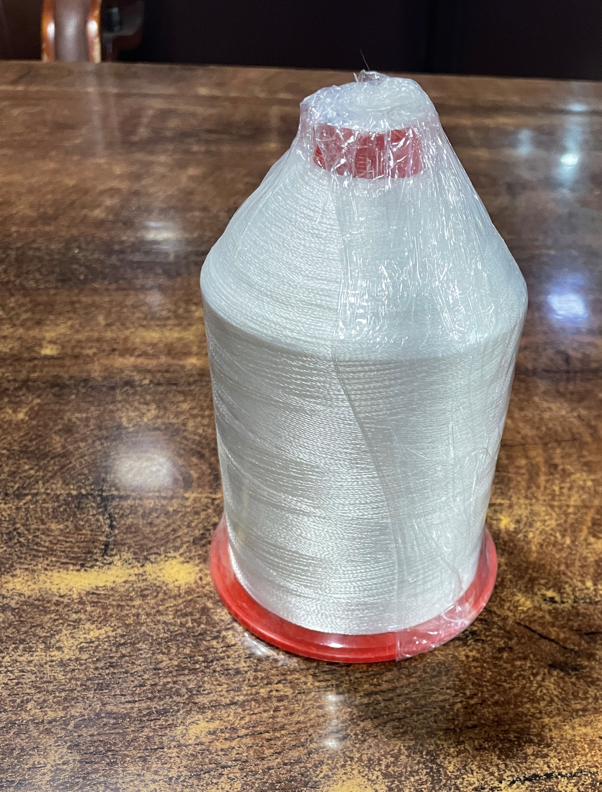 Sewing Thread - Synthetic 2 Ply, 10000 Yards Long, White Color For Quilting And Sewing