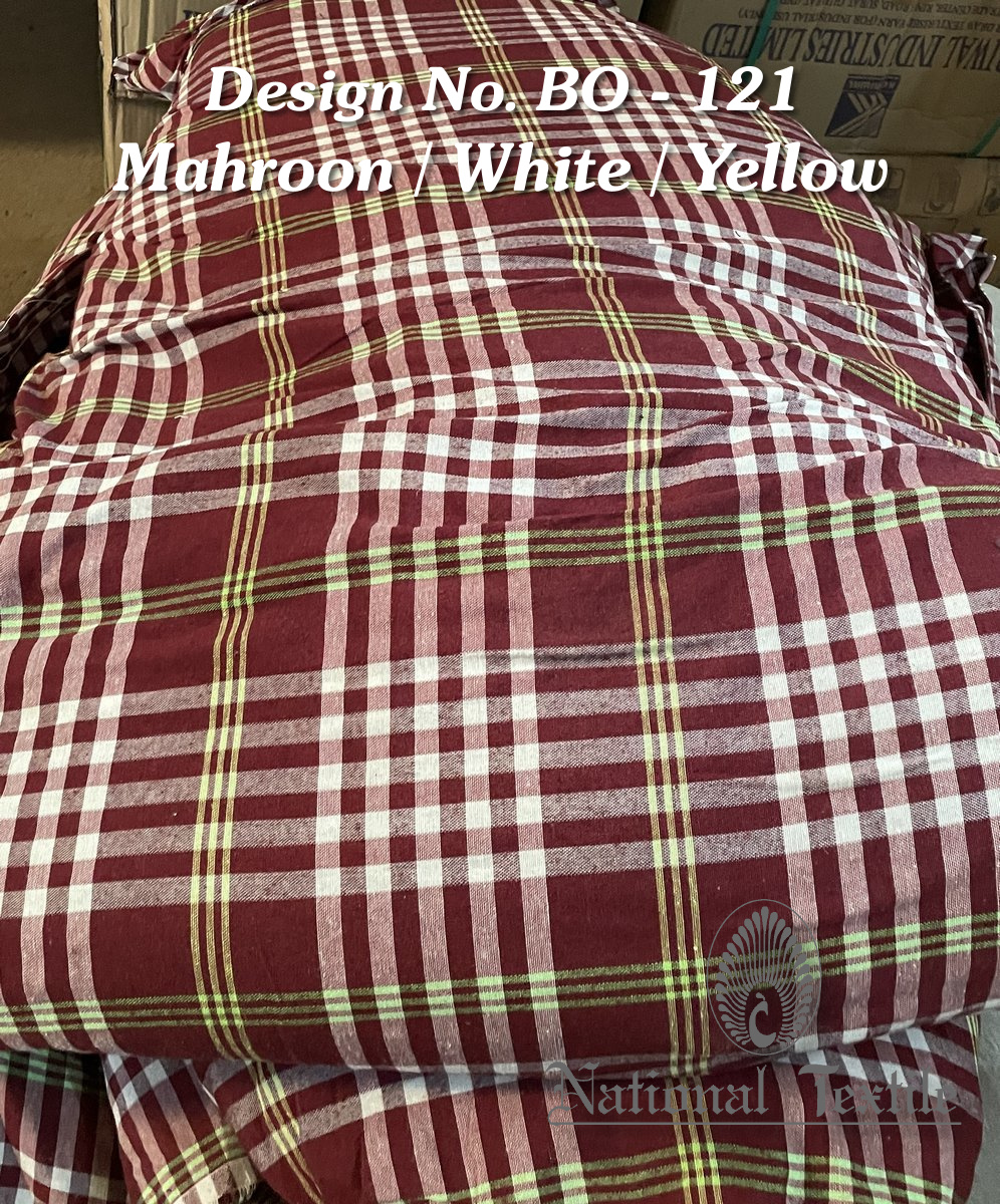 Gadda Check Fabric 14kg - Feature: Anti-static