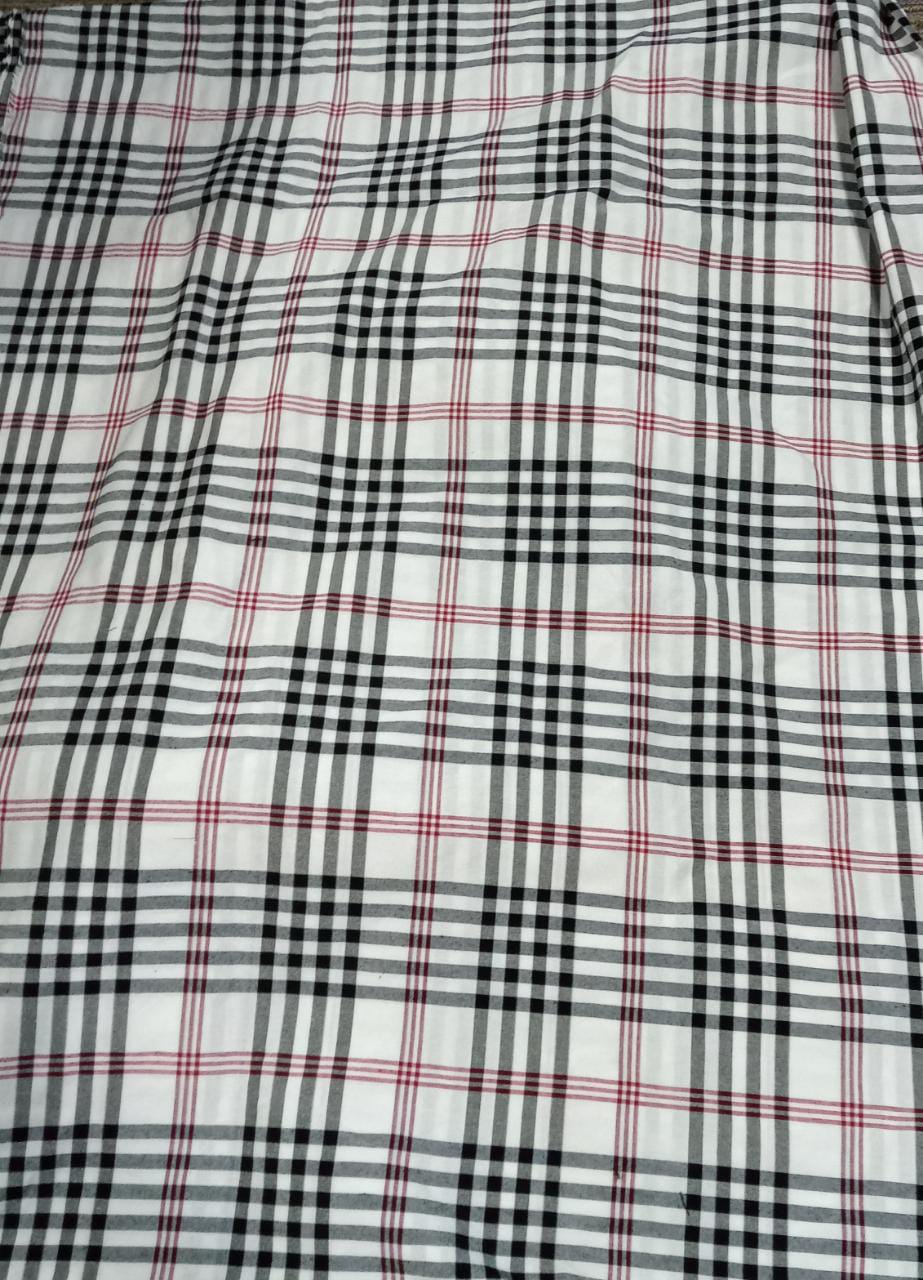 Gadda Check Fabric 14kg - Feature: Anti-static