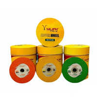Tri-x 4inch Yuri Cutting Wheel - Mild Steel, 4 Inches Diameter, Multicolor, Circular Shape , Ideal For Metal Cutting Tasks