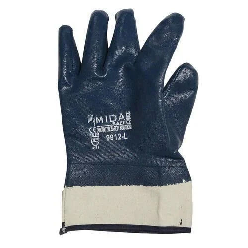 Midas 9900 Nitrile Rubber Safety Gloves - Pattern: Printed