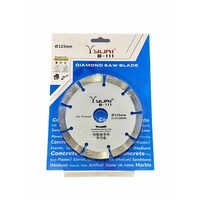 Yuri Diamond Saw Blade - Mild Steel, 4 Inch Size, Silver Color | Ideal For Stone Cutting Applications