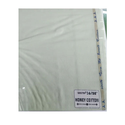 Honey Cotton Fabric - Color: White