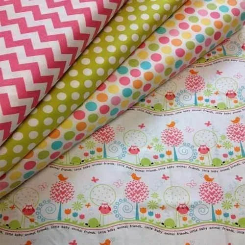 36 Inch Printed Rayon Fabric - Color: Multicolor