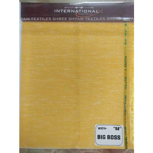 Chiffon Big Boss Golden Fabric - Attributes: Washable