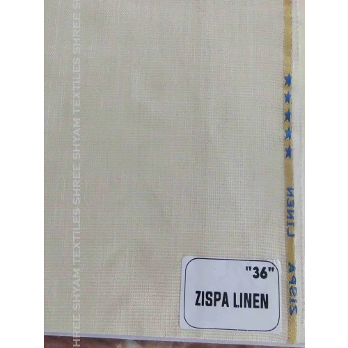 36 Inch Zispa Linen Fabric - Fabric Texture: Soft