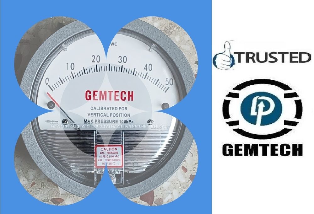 GEMTECH Differential Pressure Gauge Dealers Near Sriperumbudur City, Chennai - Ponneri Industrial Area Tamil Nadu India