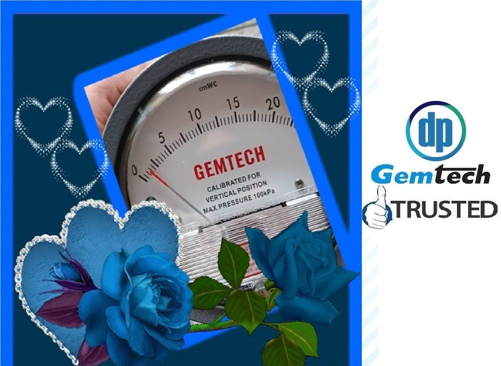 GEMTECH Differential Pressure Gauge Dealers Near Sriperumbudur City, Chennai - Ponneri Industrial Area Tamil Nadu India