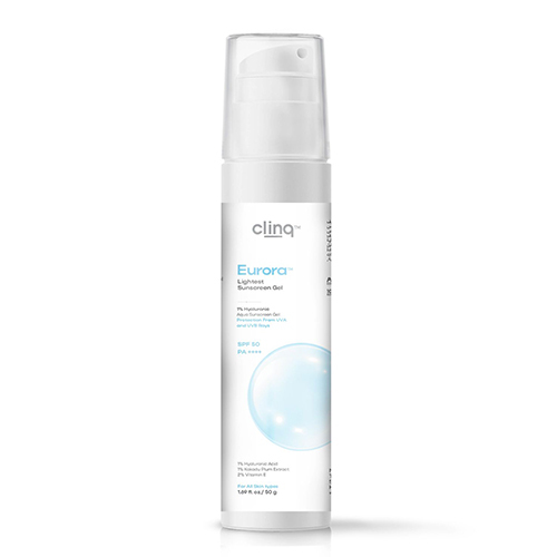 Hyaluronic Acid & Kakadu Plum Extract Gel - Spf 50 Pa++++ Smudge Proof Daily Moisturizer With Antioxidant Protection For All Skin Types