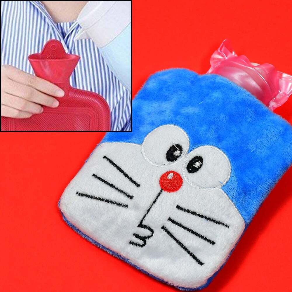Doremon small Hot Water Bag with Cover for Pain Reliefs