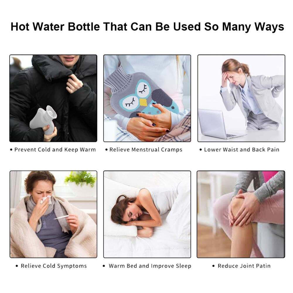Doremon small Hot Water Bag with Cover for Pain Reliefs