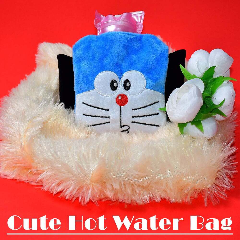 Doremon small Hot Water Bag with Cover for Pain Reliefs