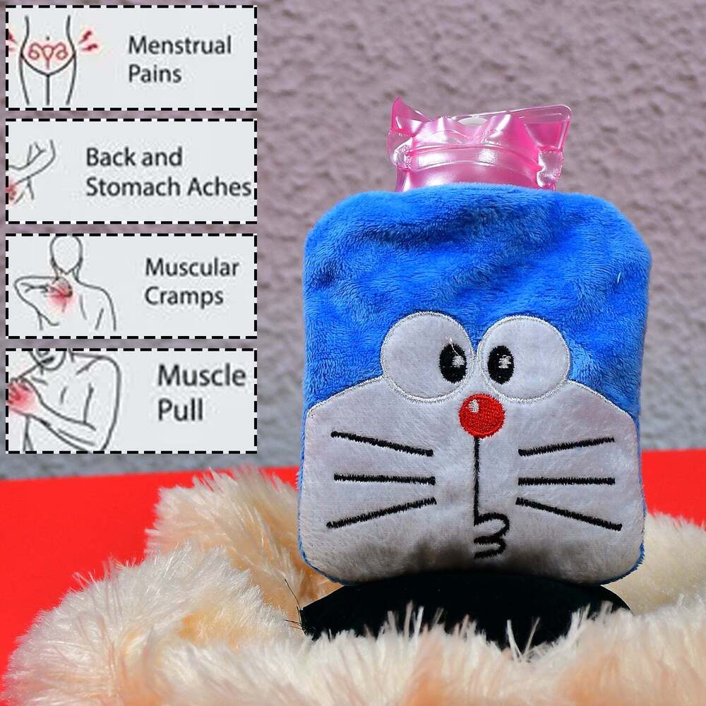 Doremon small Hot Water Bag with Cover for Pain Reliefs