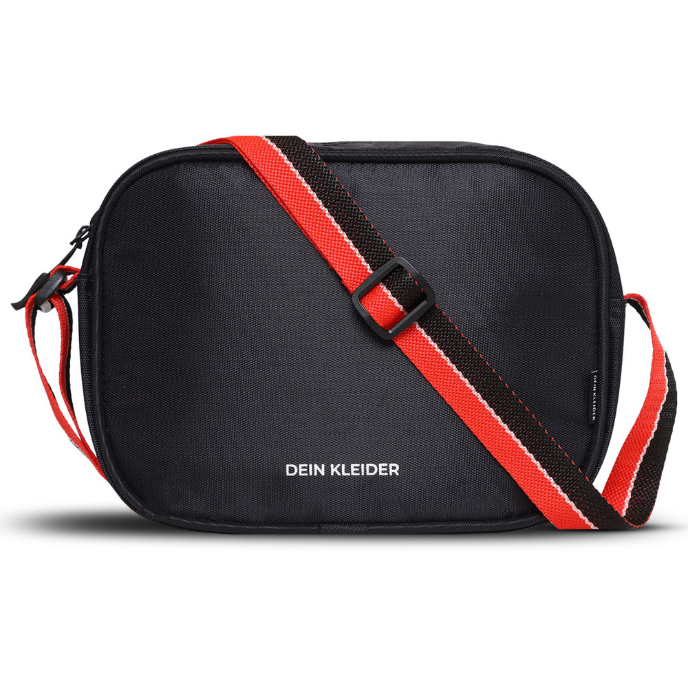 Nylon Cross Body Shoulder Toaster Sling Bag For Women (Black)