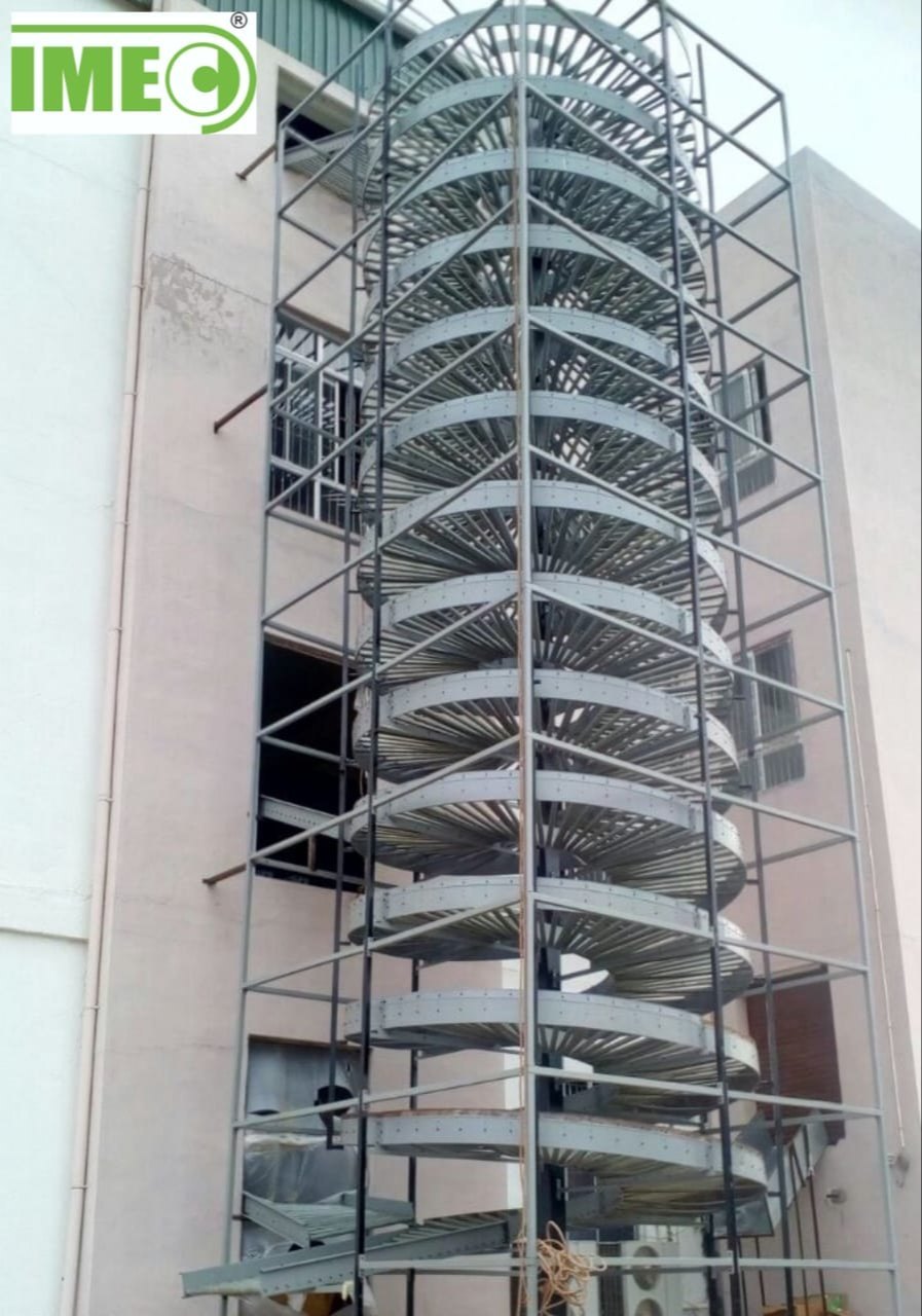 Spiral Gravity Free Flow Roller Conveyor - Length: More Than 1500 Millimeter (Mm)