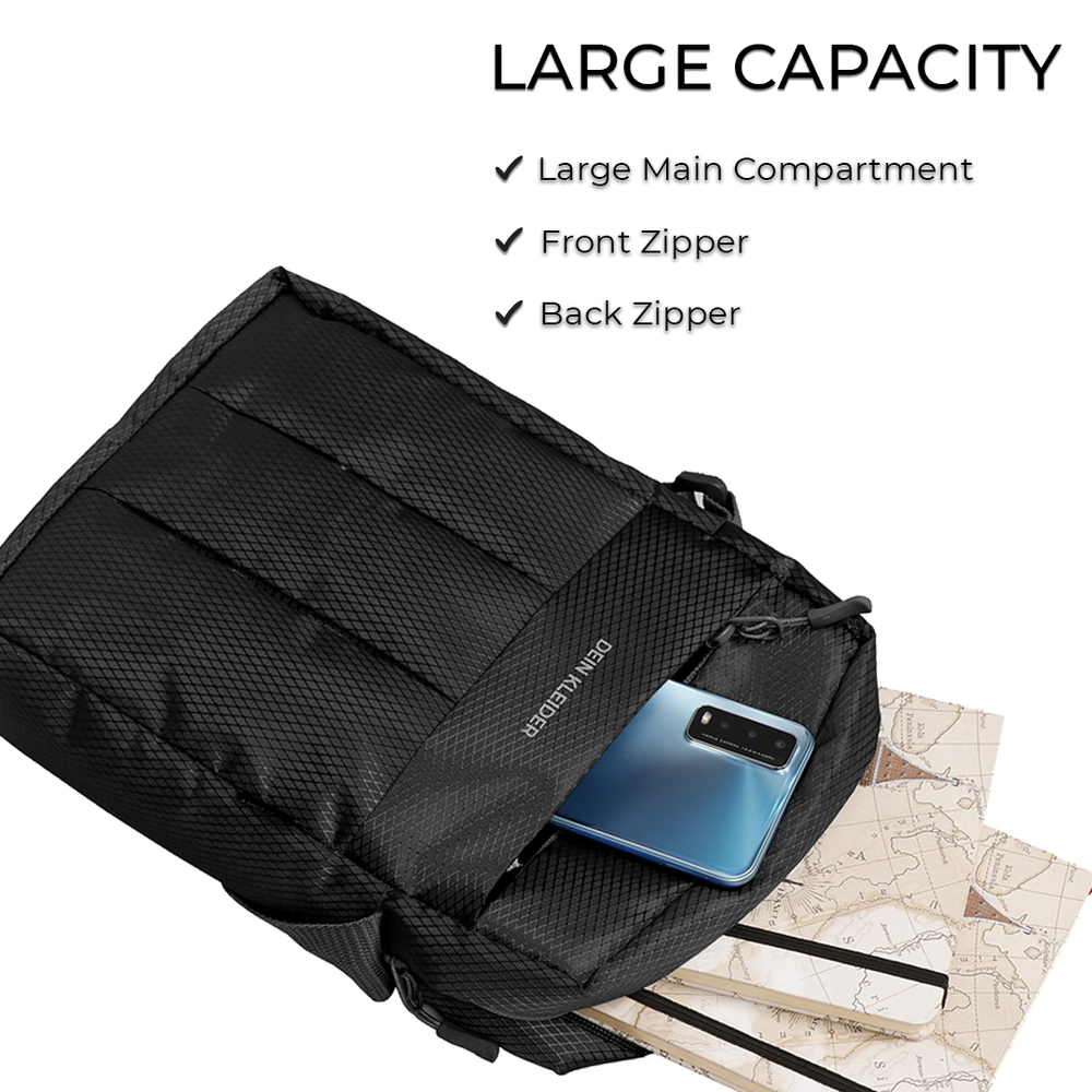Nylon Crossbody Sling Pouch Bag