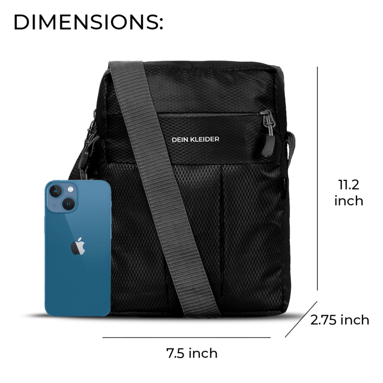 Nylon Crossbody Sling Pouch Bag