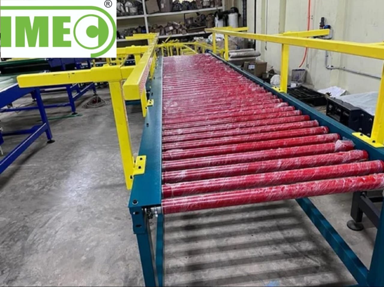 Chain Driven Live Roller Conveyor - Length: 1-20