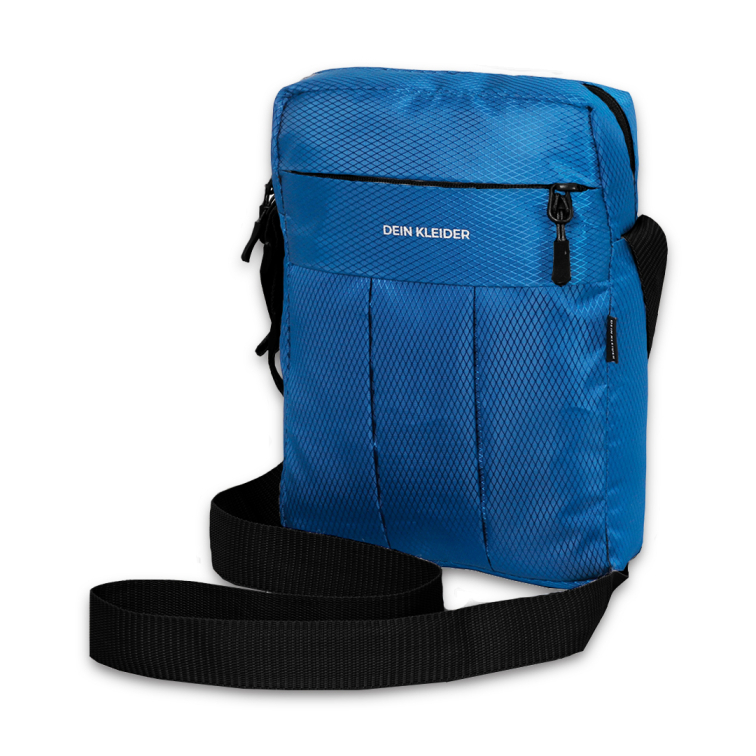 Nylon Crossbody Sling Pouch Bag Aqua