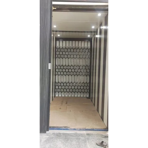 Elevator Collapsible Door - Color: Silver