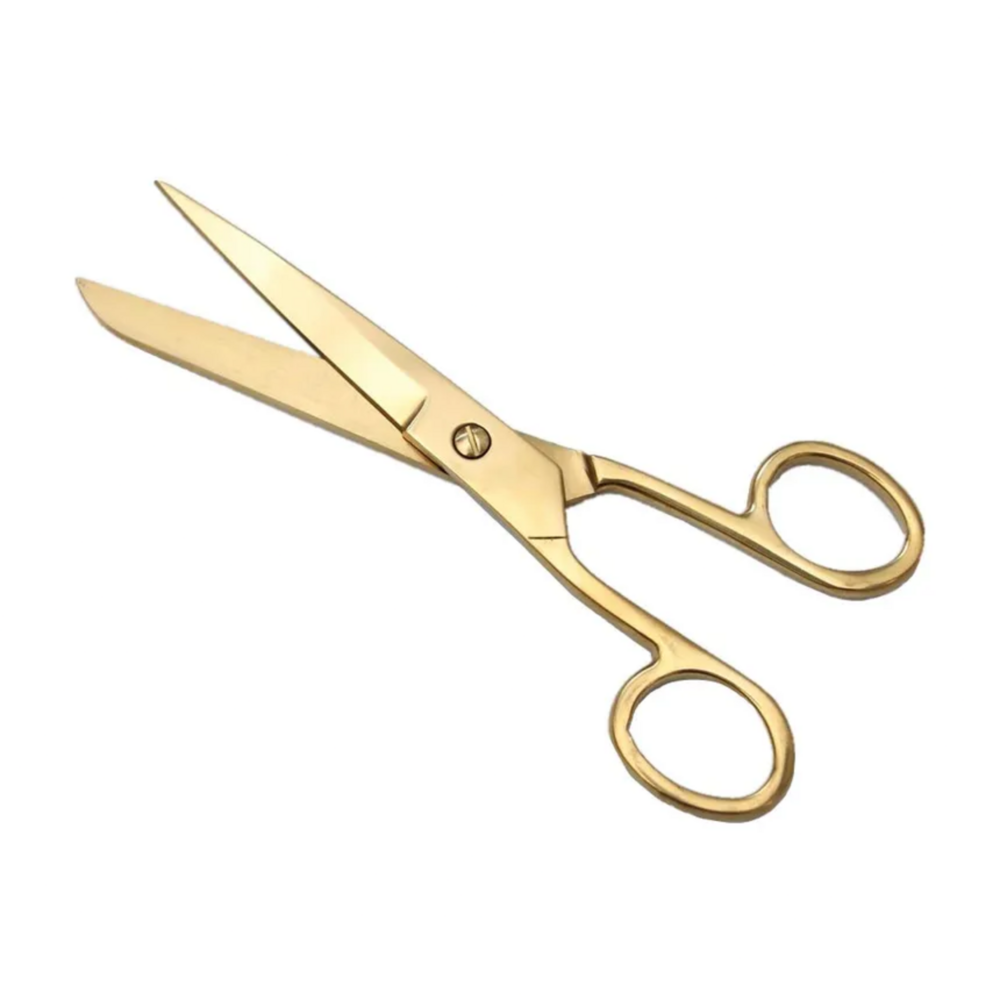 Counter Scissor Ss Brass Handle
