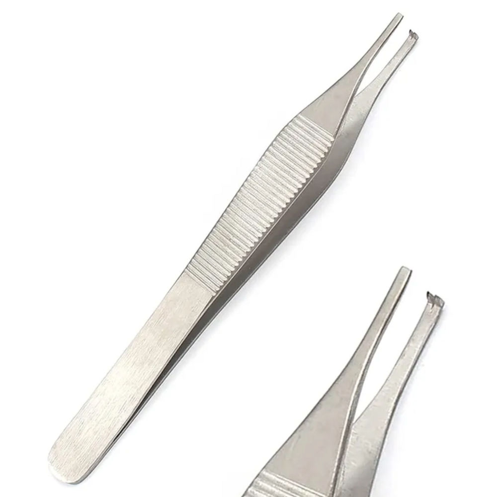 DISSECTING FORCEPS POINTED BLUNT TOOTH