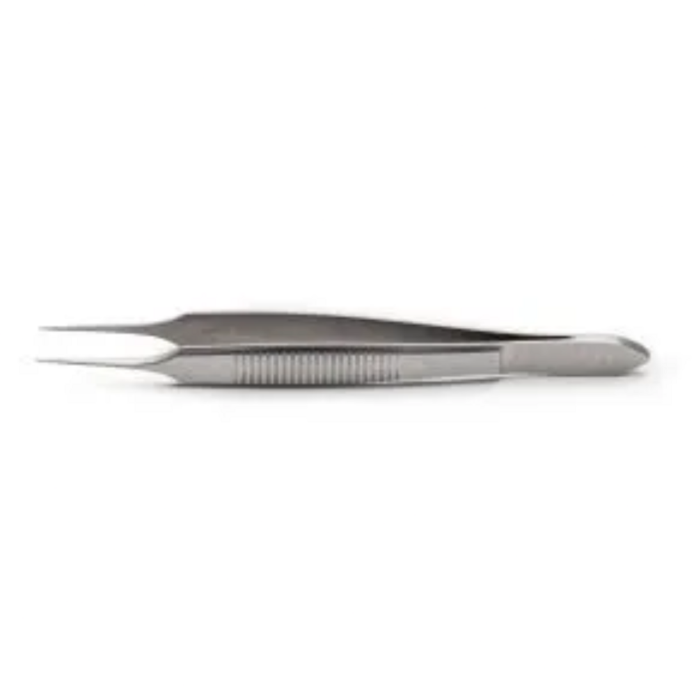 Forceps Nm Micro - Stainless Steel, 0.5mm Tc Coated Straight Tips | Serrated Tips For Fine Precision In Microsurgery And Soft Tissue Manipulation