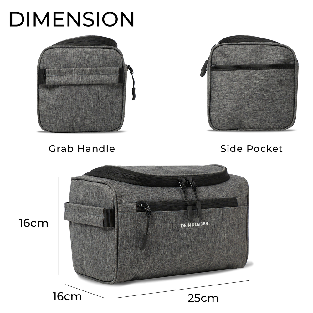 Toiletry Organizer Hanging Dopp Kit for Men