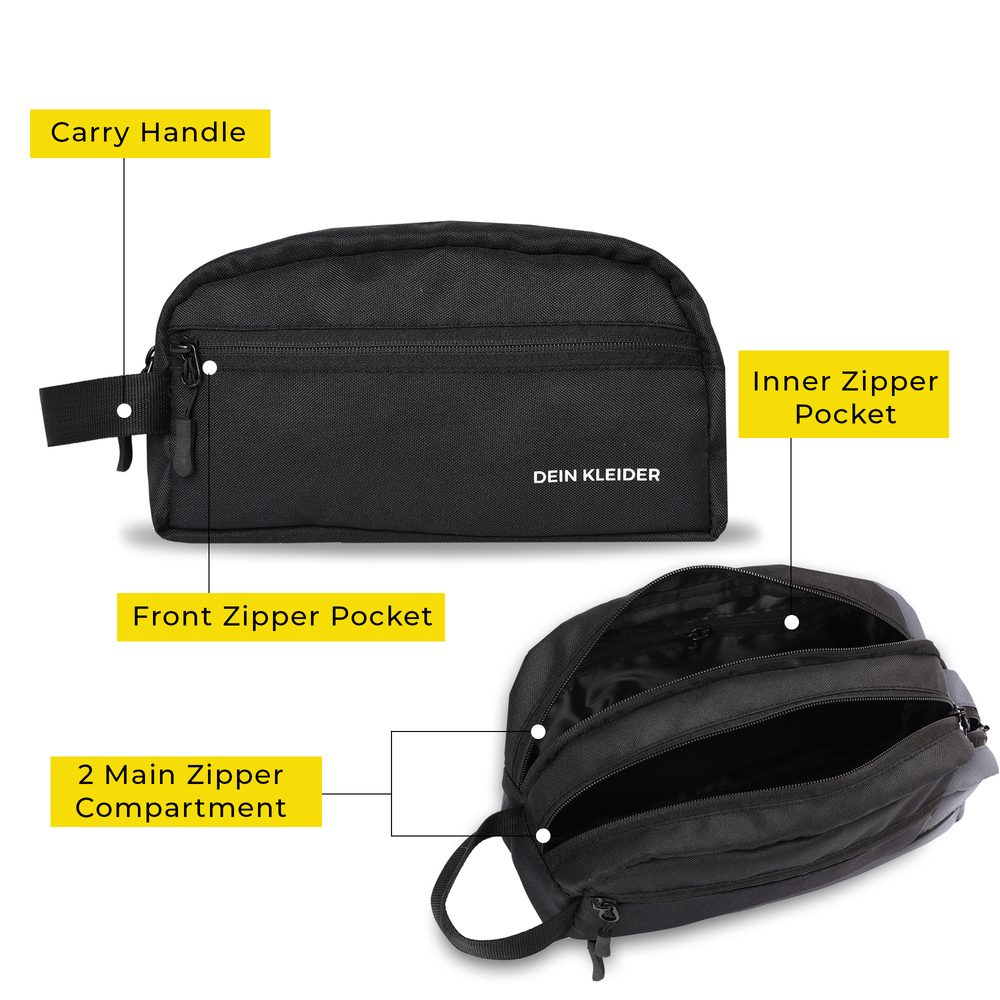 Toiletry Travel Bag Water Resistant for Men and Women Accessories Organizer