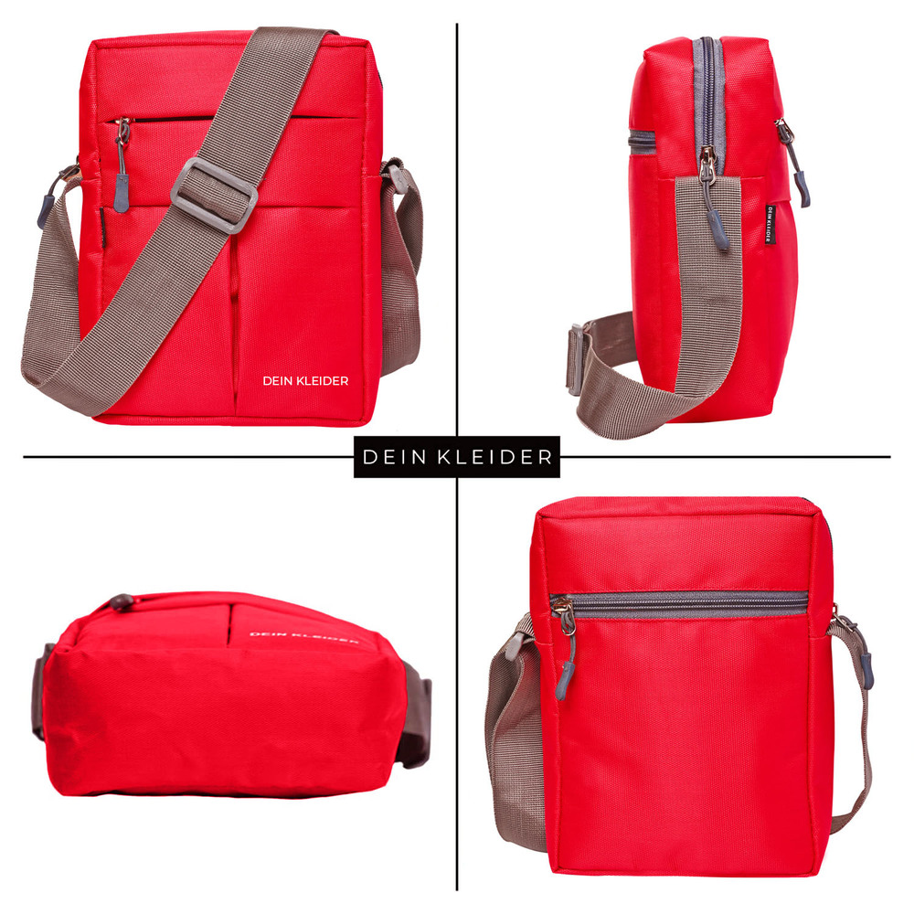 Cross Body Messenger Sling Bag Red