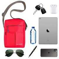Cross Body Messenger Sling Bag Red