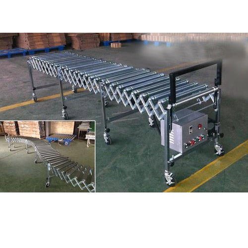 Flexible Gravity Roller Conveyor - Load Capacity: 50 Kilograms (Kg)
