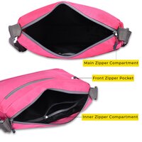 Cross Body Messenger Sling Bag Pink