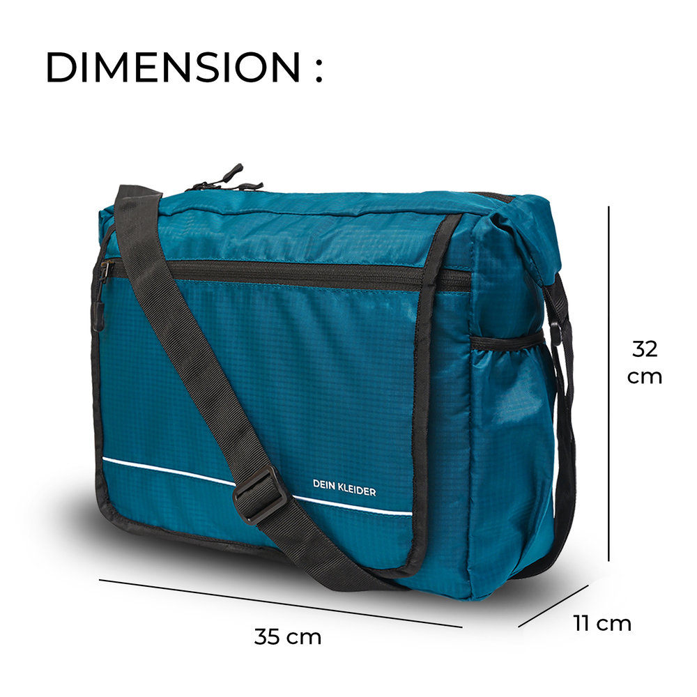 Classic Messenger Bags Aqua