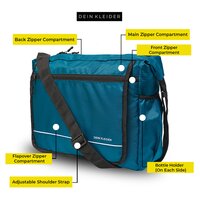 Classic Messenger Bags Aqua