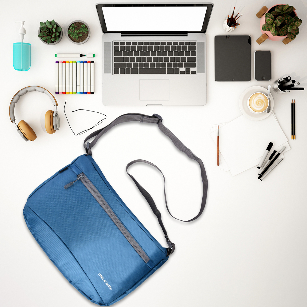 Cross Body Messenger Sling Bag Aqua