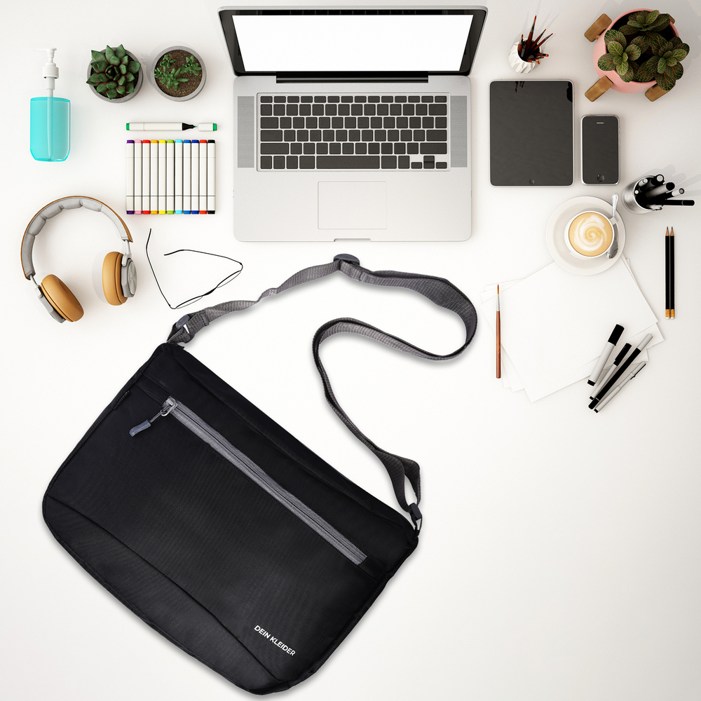 Cross Body Messenger Sling Bag Black