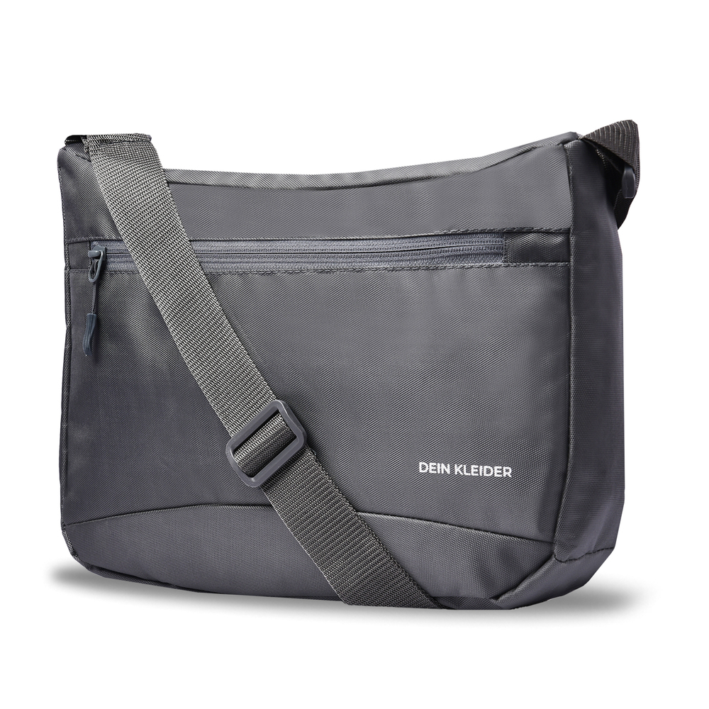 Cross Body Messenger Sling Bag Grey