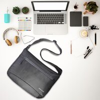 Cross Body Messenger Sling Bag Grey