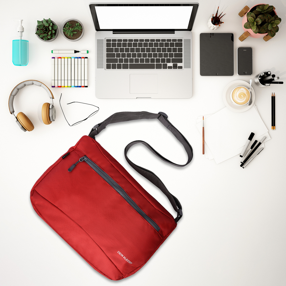 Cross Body Messenger Sling Bag Red
