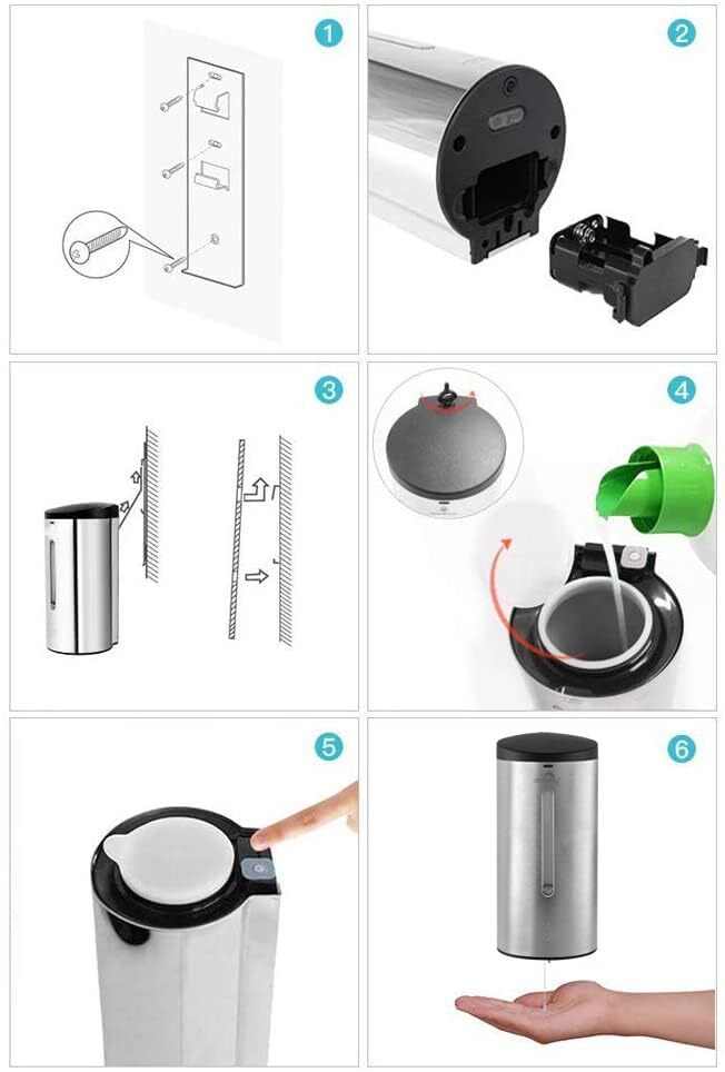 Ss Automatic Soap Dispenser 700ml