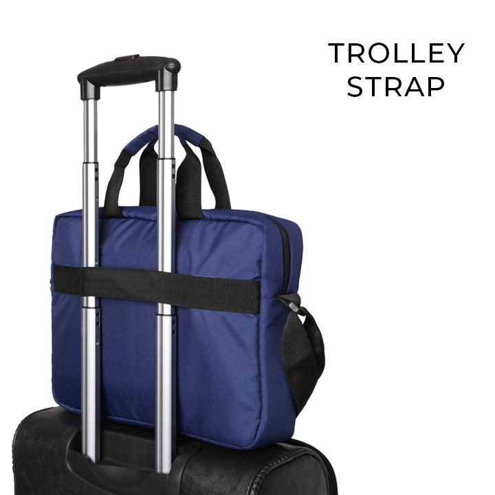 Blue Office Laptop Messenger Bag