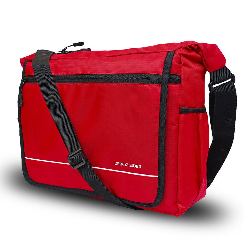 Classic Messenger Bags Red Polyester, X X Inches