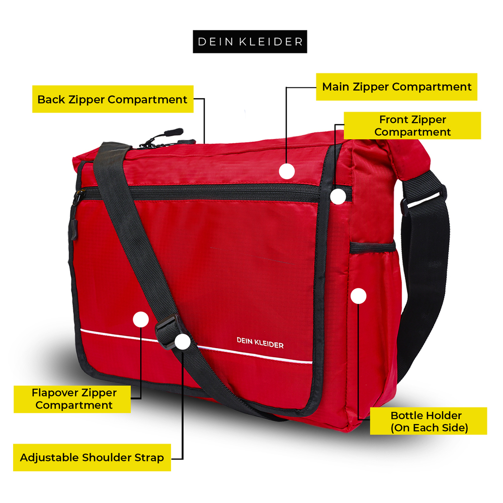 Classic Messenger Bags Red