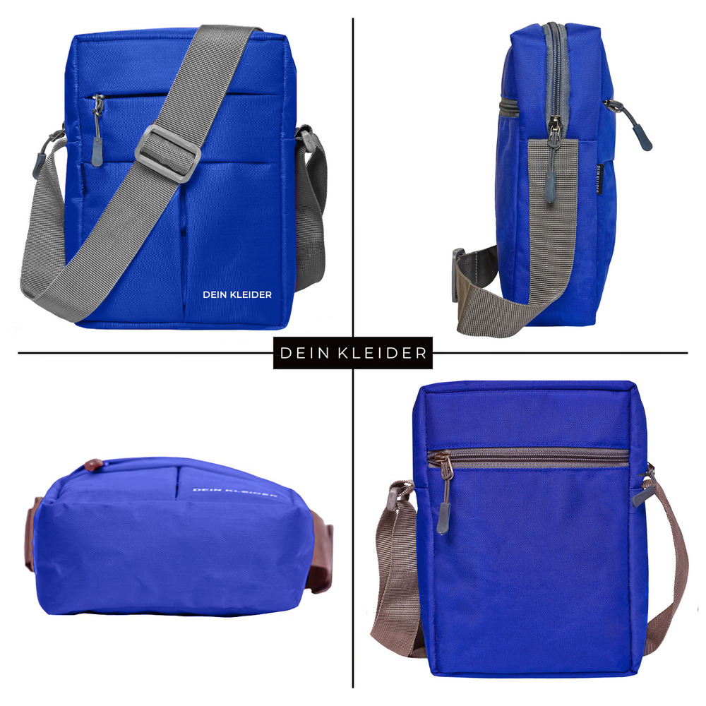 Cross Body Messenger Sling Bag Blue