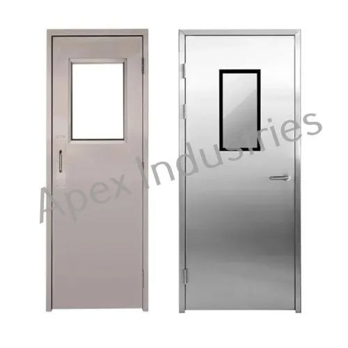 Stainless Steel Hospital Doors - Color: Silver